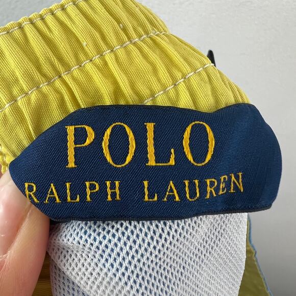 Polo Ralph Lauren Blue Mens Board Swimming Trunk Shorts Mesh Lined Size Medium M - Picture 5 of 7